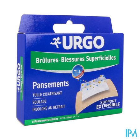 Urgo Brulures Pansement Petit Format X6