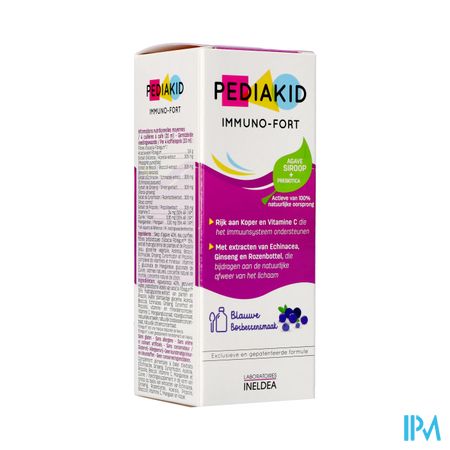 PEDIAKID IMMUNO FORT SP MYRT 125ML