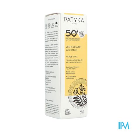 PATYKA SOL CR VISAGE SPF50+ 40ML