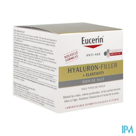 Eucerin Hyaluron Filler +elasticity Soin De Nuit 50ml