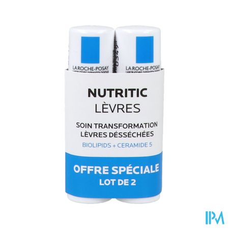 NUTRITIC SOIN LEVRE STICK 2X4,7ML