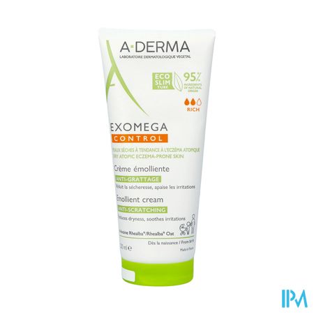 A Derma Exomega Control Creme Emolliente Antigrattage 200ml