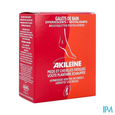 Akileine Soins Rouges Galet De Bain Effervescents Revitalisants 20g 6