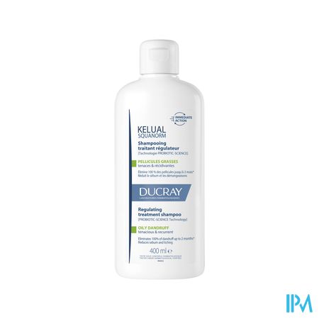 Ducray Kelual Squanorm Shampooing Pellicules Grasses 400ml