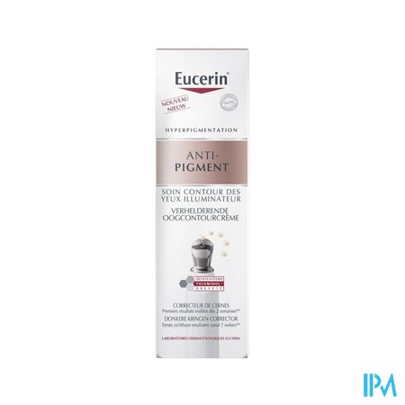 Eucerin Anti Pigment Soin Contour Des Yeux Illuminateur Correcteur De Cernes Creme 15ml