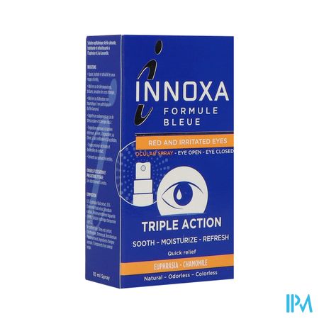 Innoxa Formule Bleu Spray Yeux Rouges Et Irrites 10ml