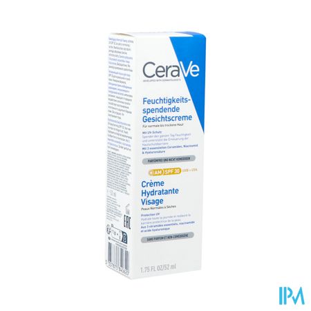 Cerave Creme Hydratante Visage Spf30 52ml