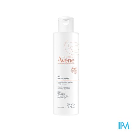 Eau Thermale Avene Lait Demaquillant Flacon 200ml