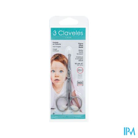 3 Claveles Ciseaux Bebe Poil Nez Courbe