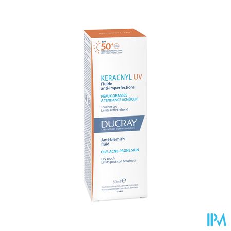 Ducray Keracnyl Uv 50+ Fluide Antiimperfections 50ml