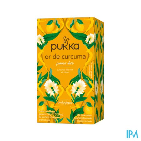 Pukka The Vert Or De Curcuma Bio Sachet 20