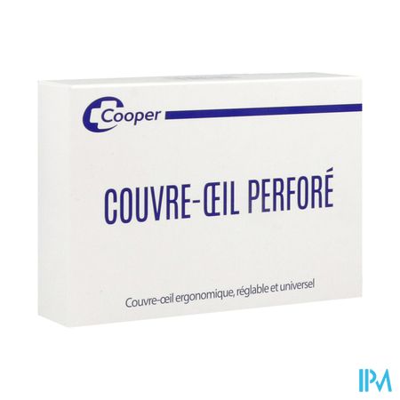 Pratic Couvre Oeil Perfore Rhodoid Plastique Blanc