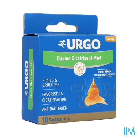 URGO BAUME MIEL UNIDOSE 0,9GX10