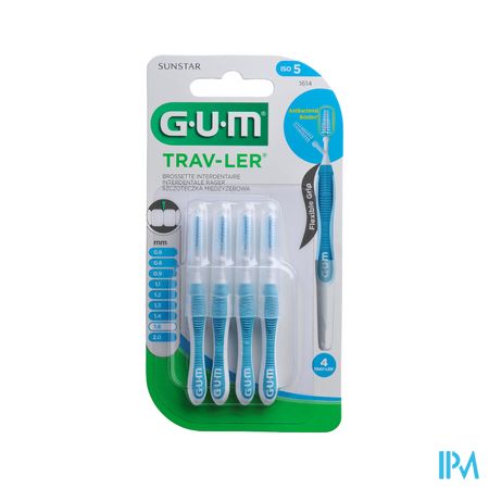 Gum Travler Brossette Interdentaire Coniqu 1mm6 X4