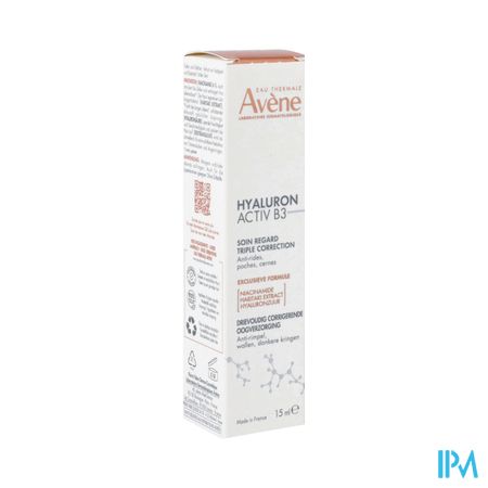 Eau Thermale Avene Hyaluron Activ B3 Yeux Soin Regard Triple Action 15ml