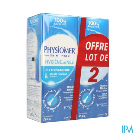 PHYSIOMER SOL JET DYNAMIQ 135ML X2