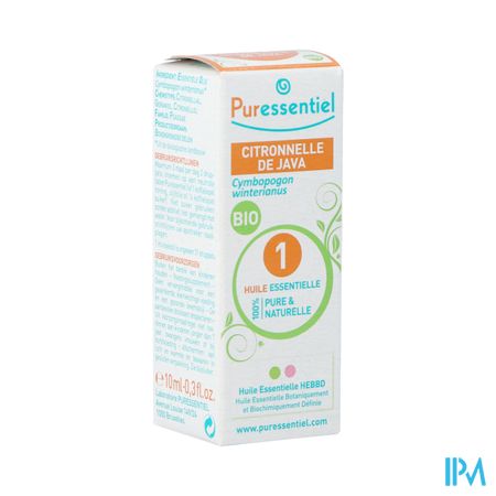 Puressentiel Huile Essentielle Citronnelle Java Bio 10ml