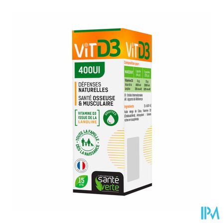 SANTE VERTE VIT D3 400UI 15ML