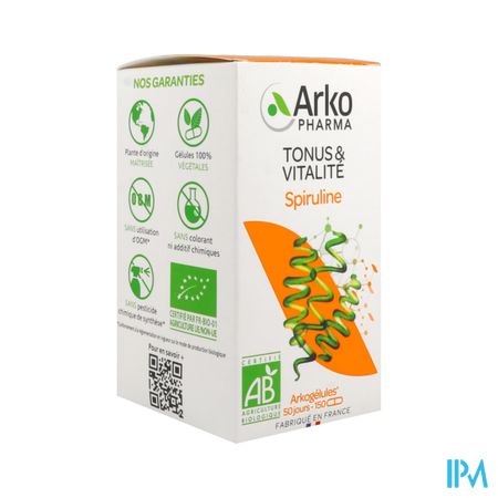 Arkogelules Spiruline Bio Caps 150