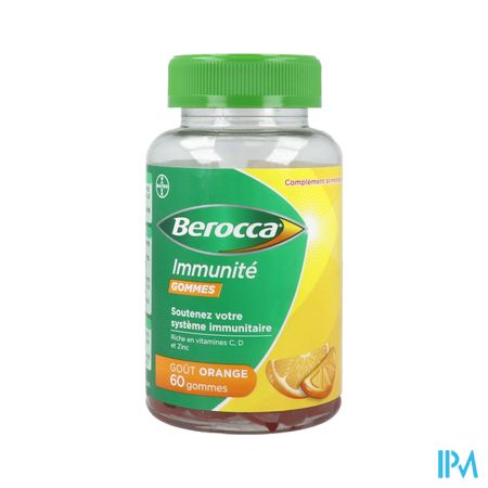 Berocca Immunite Gommes Orange 60