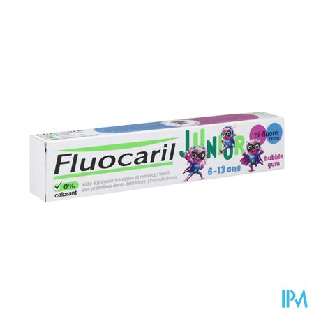 Fluocaril Junior Dentifrice 6/12ans Bubble Gum 75ml