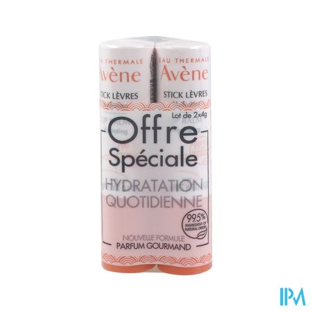 Eau Thermale Avene Stick Levres Hydratant 4g X2