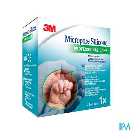 MICROPORE SILICONE 2,5CMX5M 1