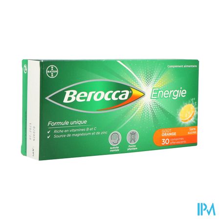 Berocca Energie Orange Comprime Effervescent 30