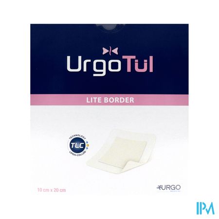 Urgotul Lite Border Pansement 10cm X 20cm 10