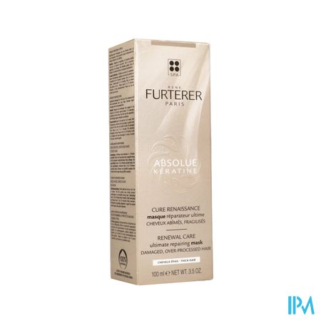 Rene Furterer Absolue Keratine Masque Cheveux Epais 100ml