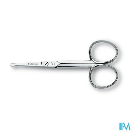 3 Claveles Ciseaux Poil Nez Droit Inox