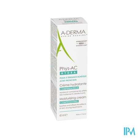 Aderma Phys-ac Hydra Creme Compensatrice Tube 40ml