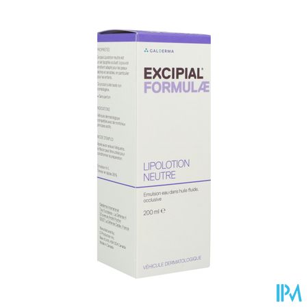 Excipial Lipolotion Neutre Lait Excipient 200ml
