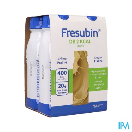 FRESUBIN DB DRINK PRALINE4X200ML