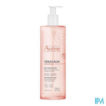 Eau Thermale Avene Xeracalm Nutrition Gel Nettoyant 750ml