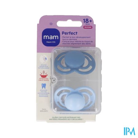Mam Sucette Perfect Tendance +18m Silicone X2