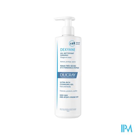 Ducray Dexyane Gel Nettoyant Surgras 400ml