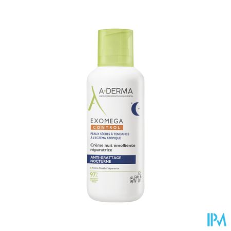 A Derma Exomega Control Creme Nuit Emolliente Reparatrice 400ml
