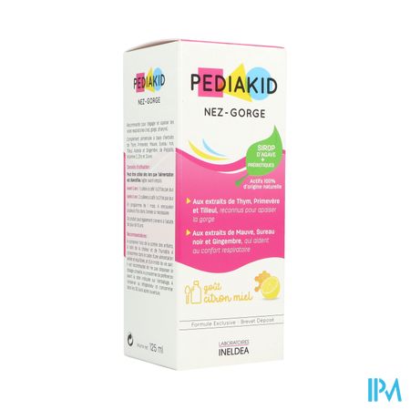 Pediakid Nez Gorge Sirop Miel Citron 125ml