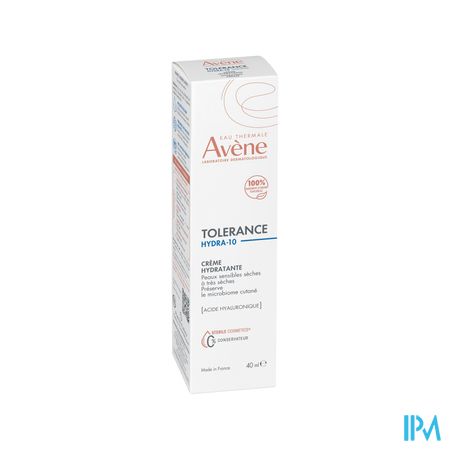 Eau Thermale Avene Tolerance Hydra 10 Creme Hydratant 40ml