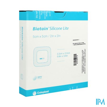 Biatain Silicone Lite Pansement 5cm X 5cm 5