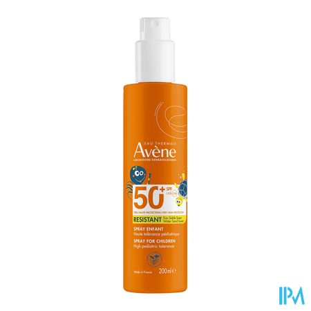 Eau Thermale Avene Solaire Spray Enfant Spf50+ Emulsion Fluide Pour Application Locale 200ml