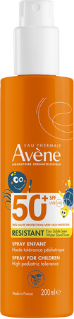 Eau Thermale Avene Solaire Spray Enfant Spf50+ Emulsion Fluide Pour Application Locale 200ml