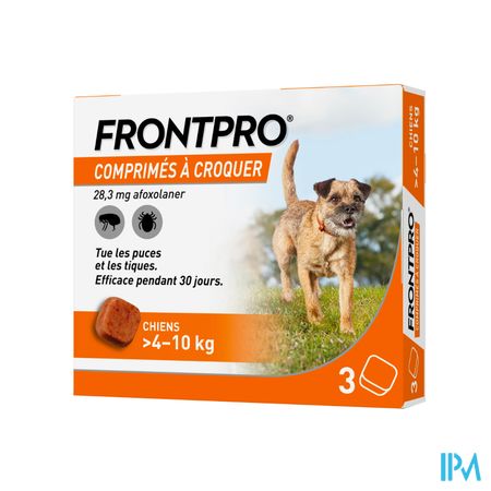 Frontpro Antiparasitaire Chien 4/10kg Comprime 3