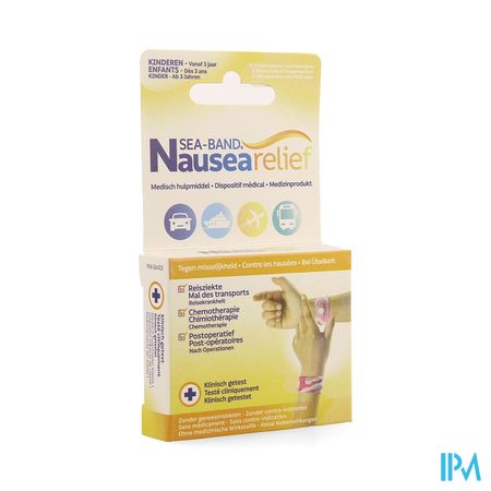 SEA-BAND BRACEL NAUS ENFANT ROSE 2