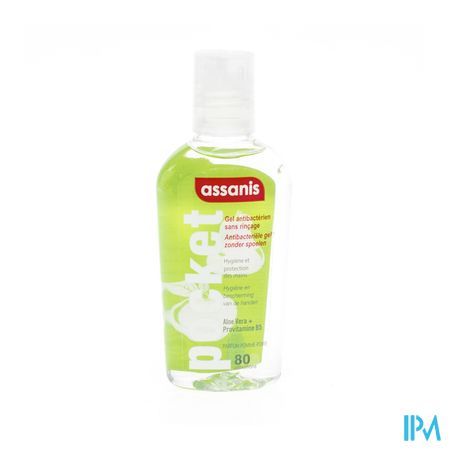 Assanis Gel Hydroalcoolique Pomme Poire 80ml