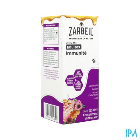 Zarbeil Sirop Adultes Immunite 120ml