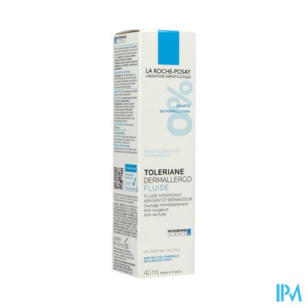 La Roche Posay Toleriane Dermallergo Fluide Hydratant Apaisant Et Reparateur 40ml