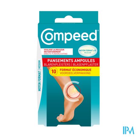 Compeed Pansement Ampoules Moyen Format 10