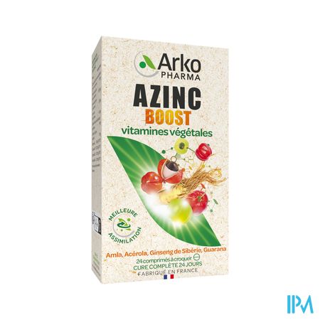 Arkopharma Azinc Naturel Boost Comprime 24